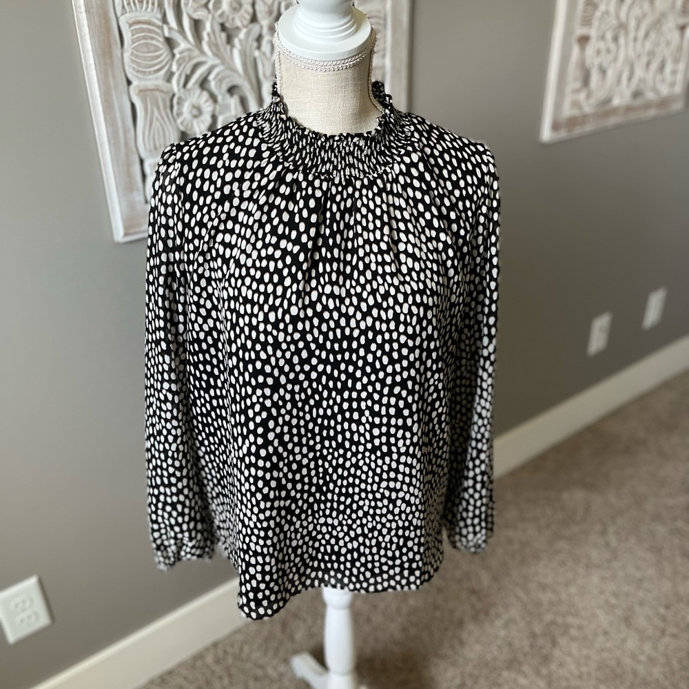 J Crew flowy blouse for work